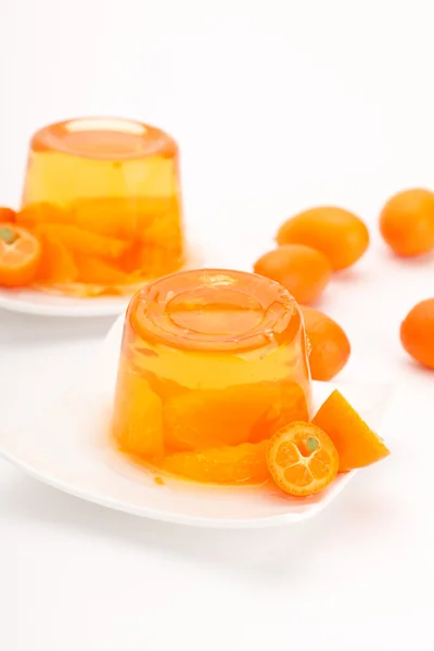 Oranžové želé — Stock fotografie