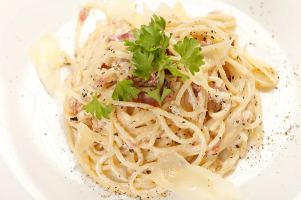 Spaghetti carbonara — Stock Photo, Image