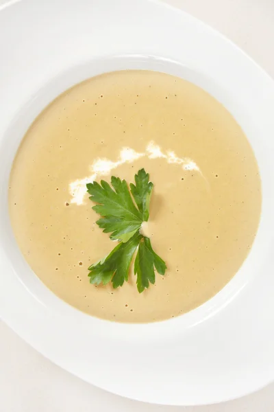 Луковый крем-суп — стоковое фото