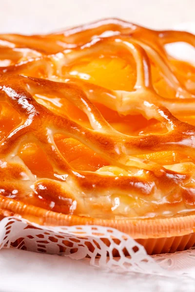 Печёный абрикосовый пирог — стоковое фото