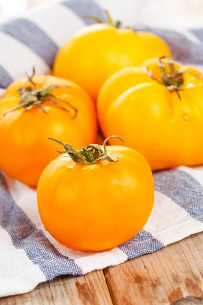 Gele tomaten — Stockfoto