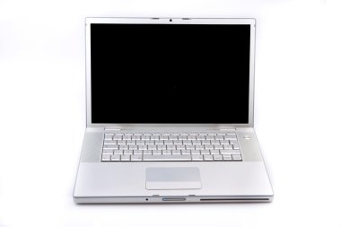 Gümüş laptop