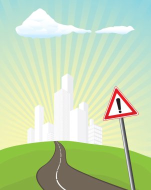 Road sign clipart