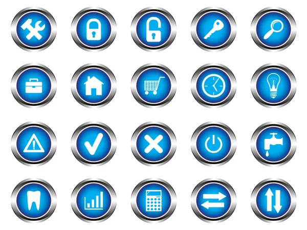 A set of buttons — Stock Vector