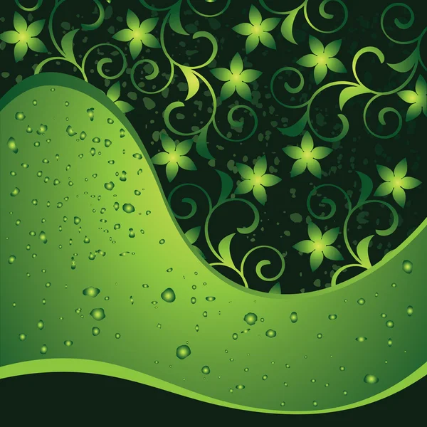 Der grüne Hintergrund — Stockvektor