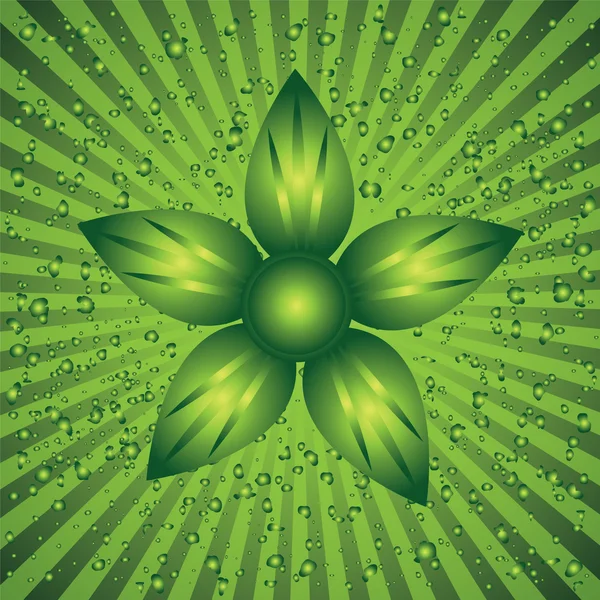 Yeşil renkli — Stok Vektör