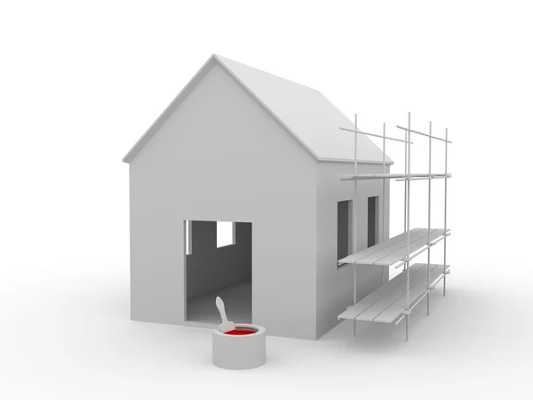 Building a house — Stock Photo, Image