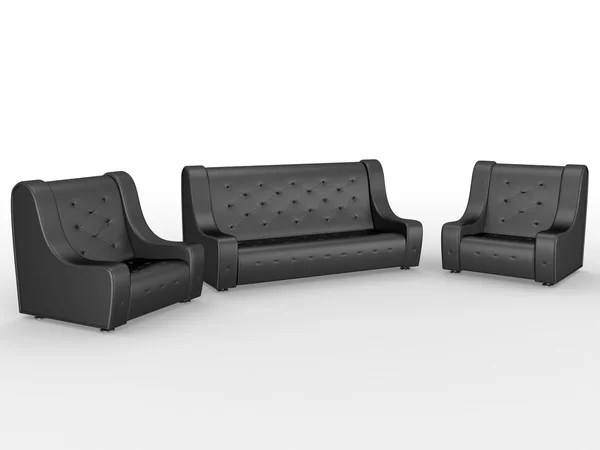 Sofa and armchairs — Stock Photo, Image