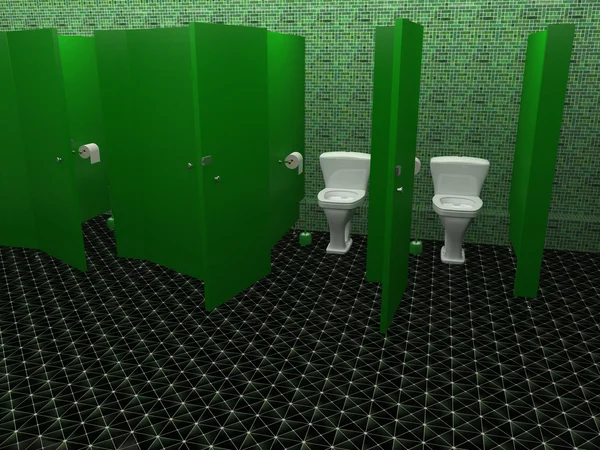 공중 화장실 — 스톡 사진