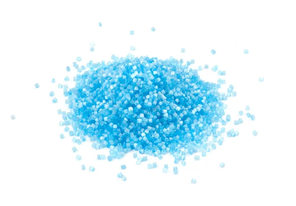 Blue polished beads — Stock Photo, Image