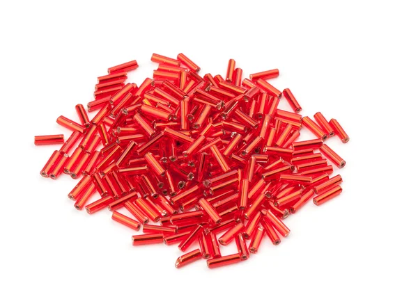 Kırmızı boncuklar — Stok fotoğraf