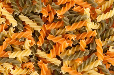 Colorful pasta