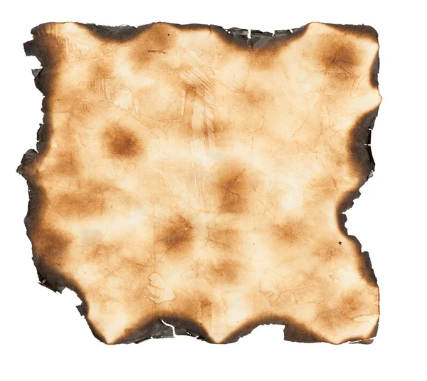 Eski yanmış kağıt arkaplanı — Stok fotoğraf