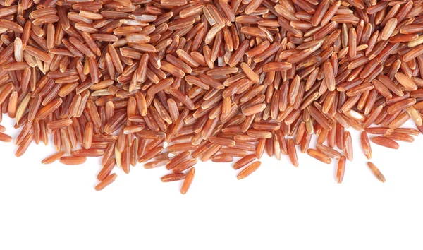 Купка коричневого рису — стокове фото