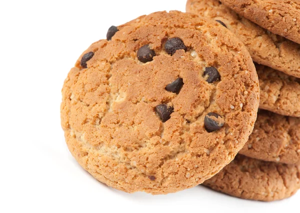 Close-up van chocolade chip cookies — Stockfoto