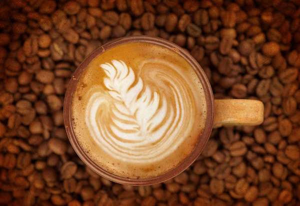 Macro studio shot of a cup of coffee — Stock Photo, Image