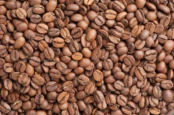Fondo de grano de café tostado — Foto de Stock