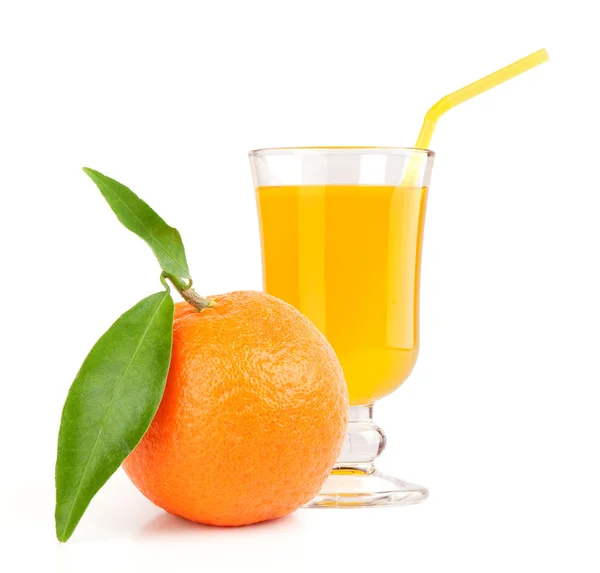 Owoc pomarańczowy i sok — Zdjęcie stockowe