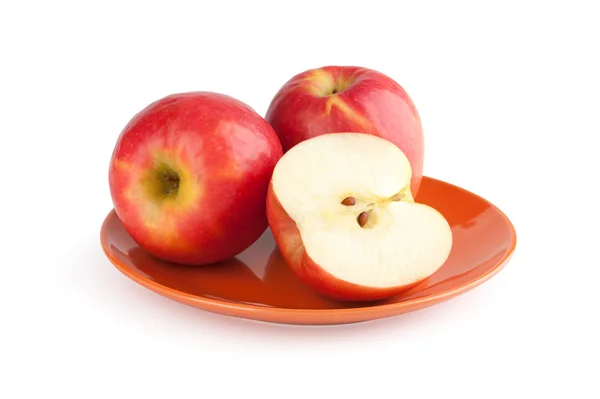 Dojrzałe czerwone jabłka — Zdjęcie stockowe