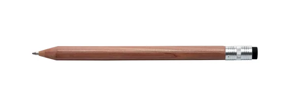 Fából készült ceruza fehér alapon — Stock Fotó