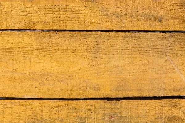 Photo de fond en vieux panneaux de bois jaune — Photo