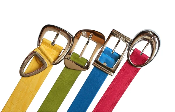 Set di cinture colorate — Foto Stock