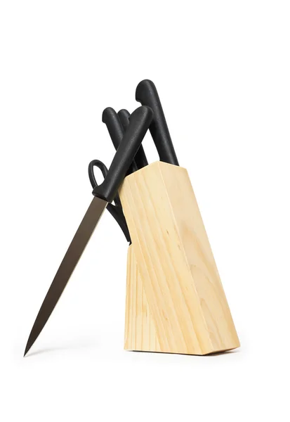 Conjunto de facas de cozinha — Fotografia de Stock