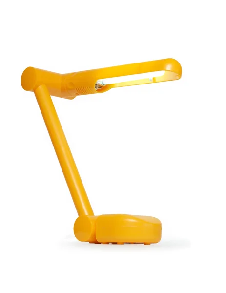Lampe de bureau moderne jaune — Photo