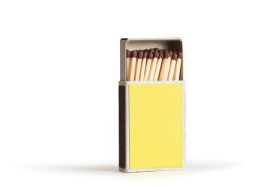Open Yellow Matchbox clipart