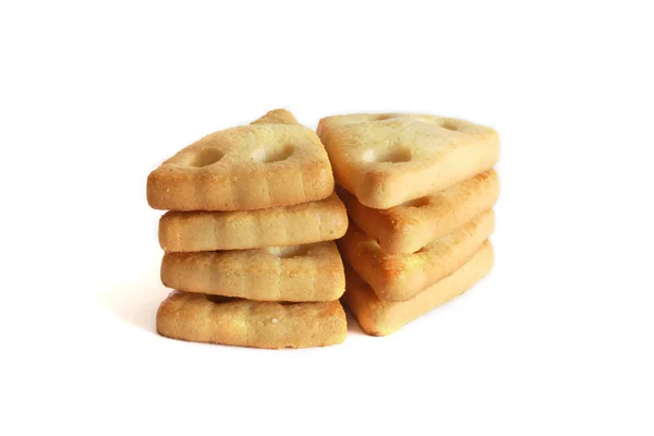 Печенье на белом — стоковое фото