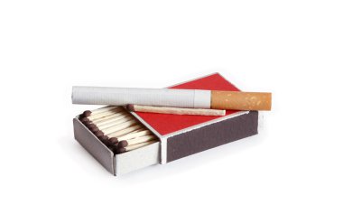 Cigarette And Matches clipart