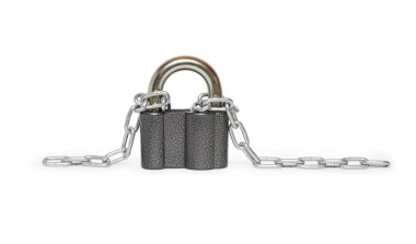 Padlock And Chain clipart