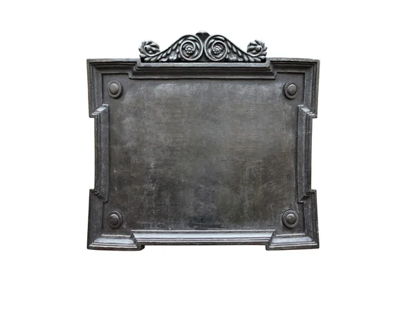 Old Metal Plaque — Stock Photo, Image