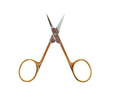 Manicure Scissors On White clipart