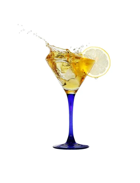 Platschender Martini — Stockfoto