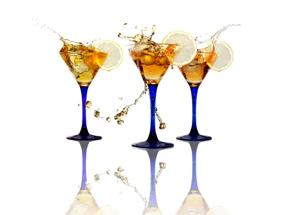 Cocktail Party On White — Stock Photo, Image