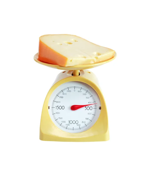 Cheese Weighing — Stock Photo, Image