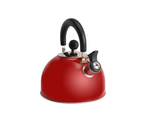 New Red Kettle — Stock Photo, Image
