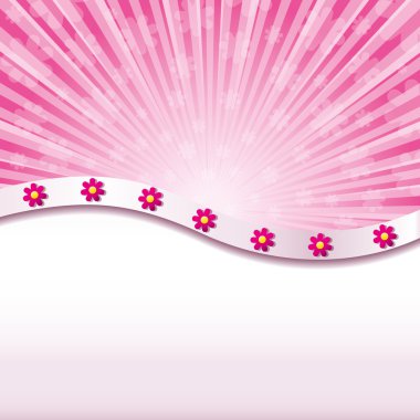 Pink abstract background clipart