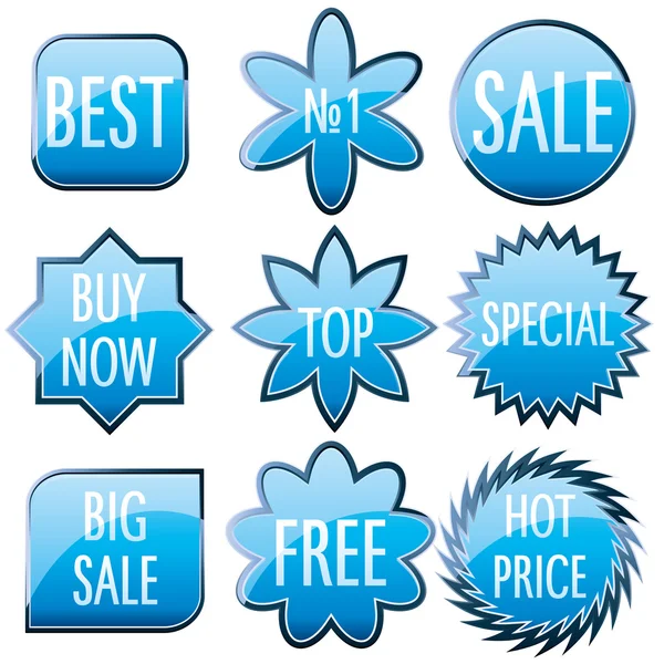 stock vector Buttons set