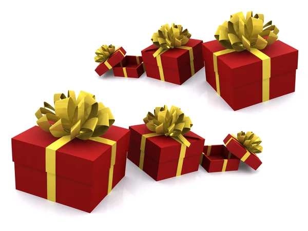 Gift_boxes — Zdjęcie stockowe