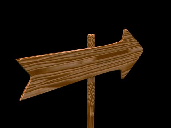 Wooden signpost — Stock Photo, Image