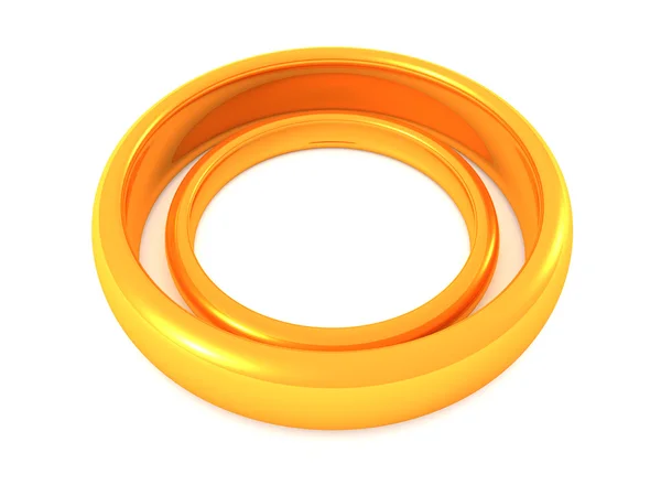 2 anelli — Foto Stock