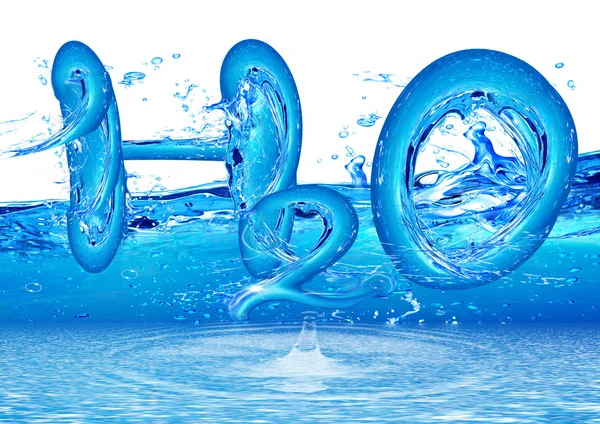 Water formula — Stock Photo, Image