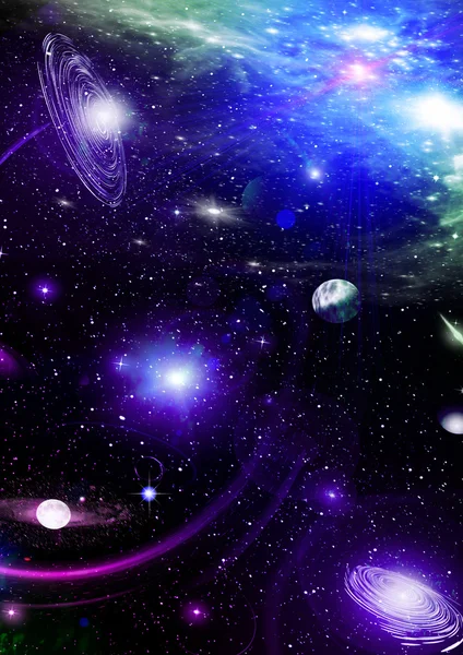 Космическое небо — стоковое фото