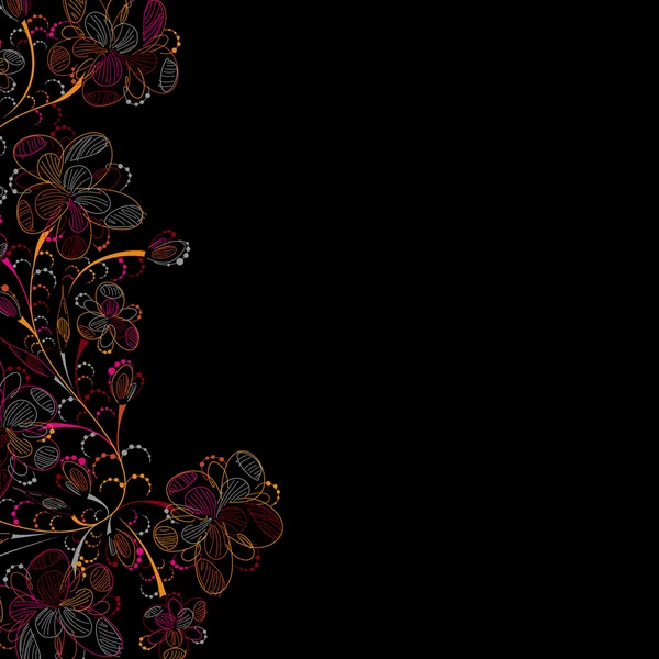 Blommig bakgrund — Stock vektor