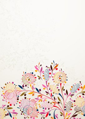 Floral background clipart