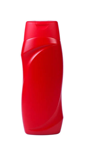 Shampoo bottiglia isolata su sfondo bianco . — Foto Stock