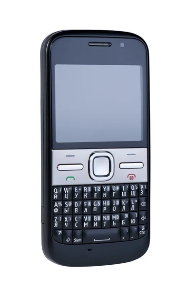 Mobilní telefon izolovaný na bílém pozadí. — Stock fotografie