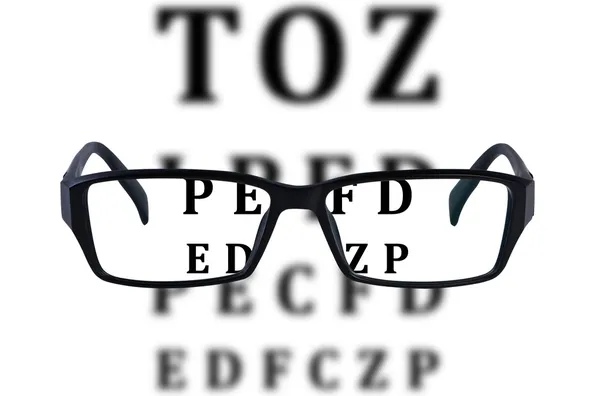 Óculos de olho isolado com fundo gráfico olho . — Fotografia de Stock
